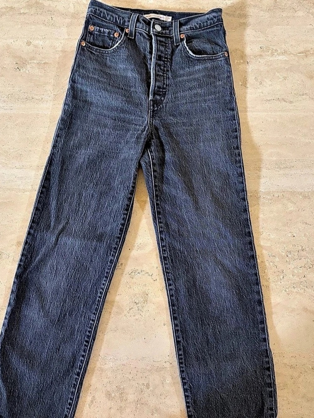 Levi's Ribcage Straight Ankle Jeans Waist 24